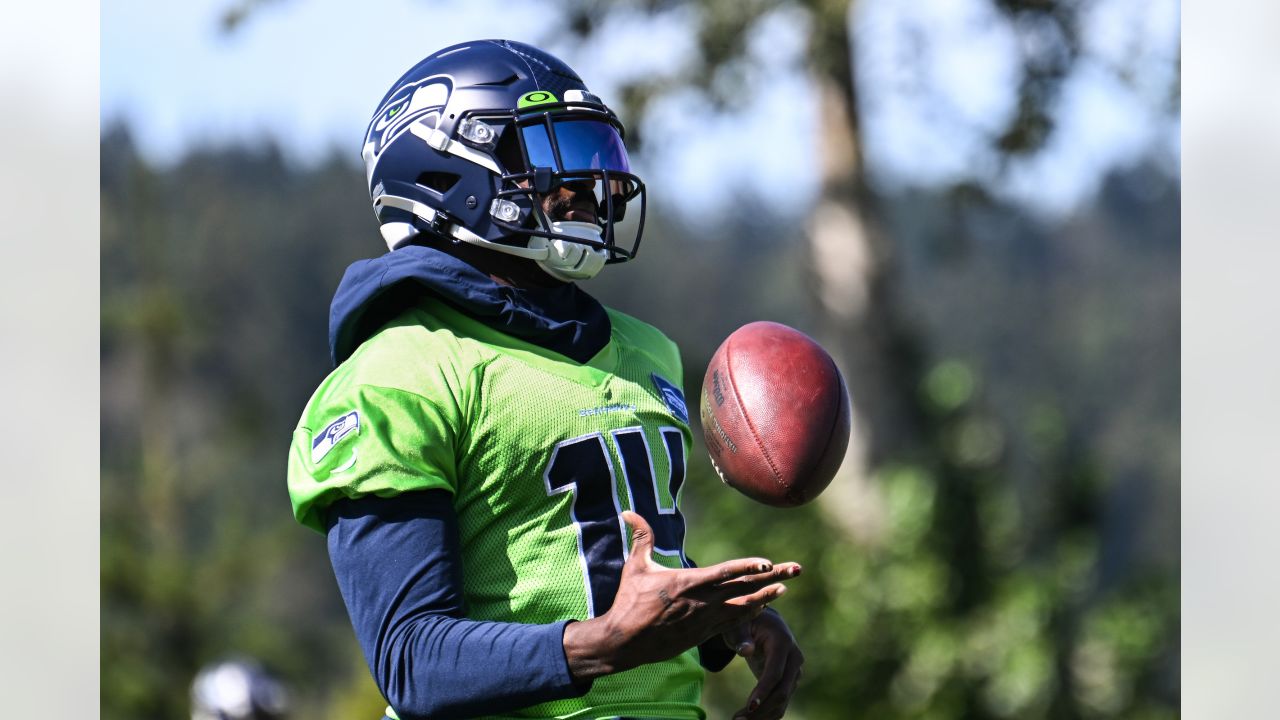 Metcalf With Green Sports Dress And Blue Helmet In Blur Audience Background  HD DK Metcalf Wallpapers, HD Wallpapers