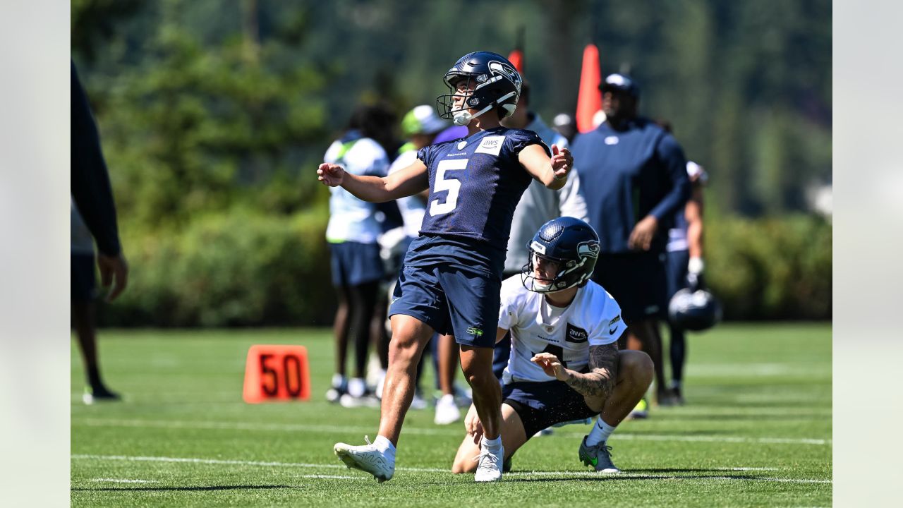 Seahawks Kicker Jason Myers Training Camp Day 9 Press Conference 