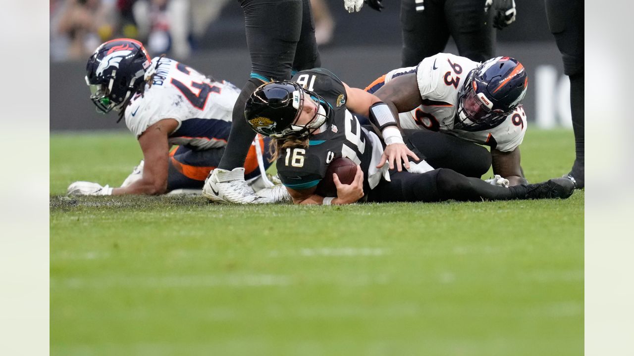 Denver Broncos linebacker Nik Bonitto (42) in action during an NFL