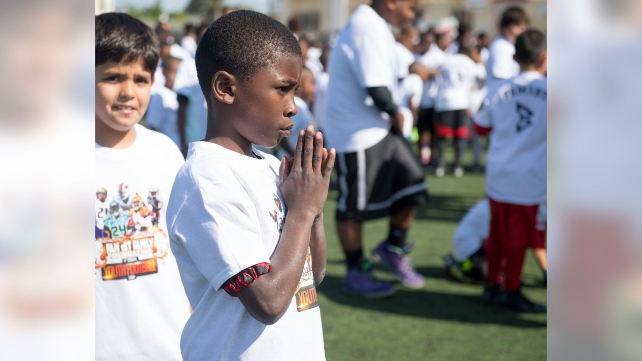 Marshawn Lynch Crushes A Kickball At Fam 1st Family Foundation