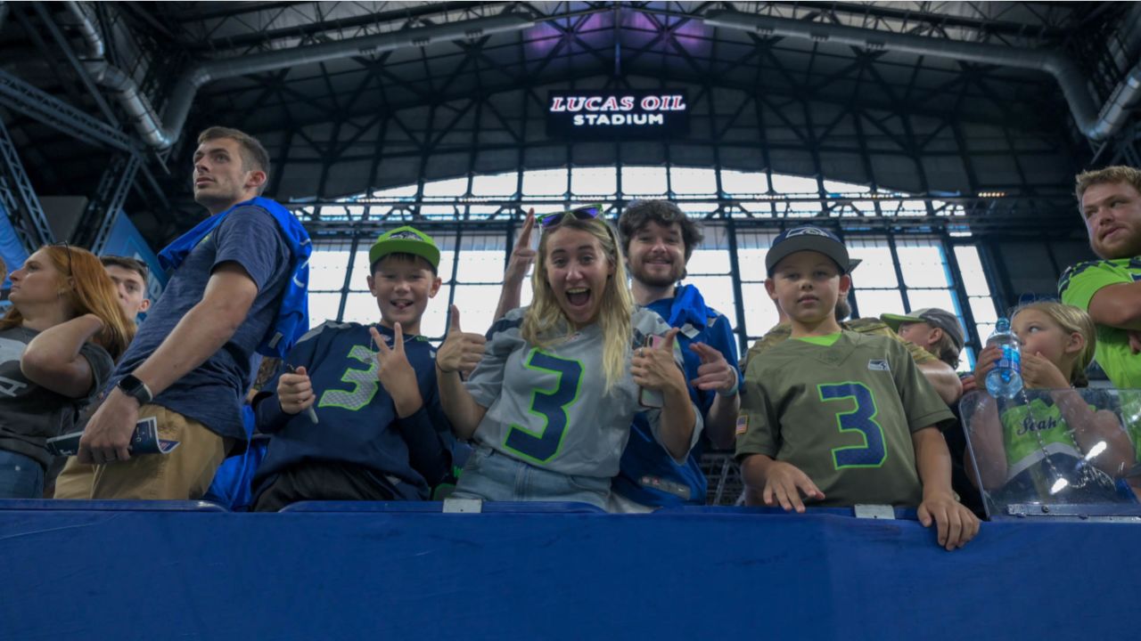 Indianapolis Colts fans enjoy Lucas Oil Stadium tailgating in Week 1