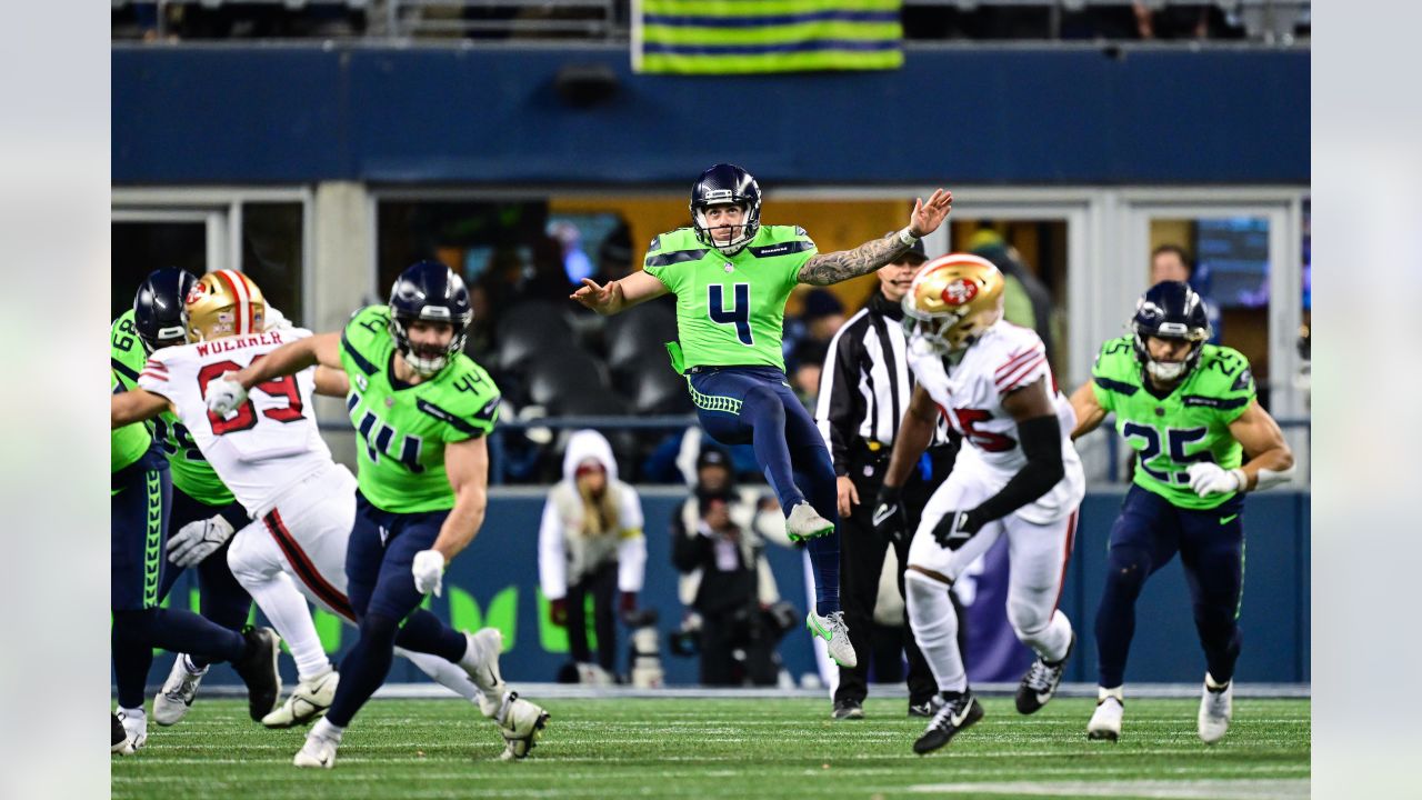 Seattle Seahawks wide receiver Tyjon Lindsey (81) holds a football while  running a receiving drill during the NFL football team's training camp,  Wednesday, July 26, 2023, in Renton, Wash. (AP Photo/Lindsey Wasson