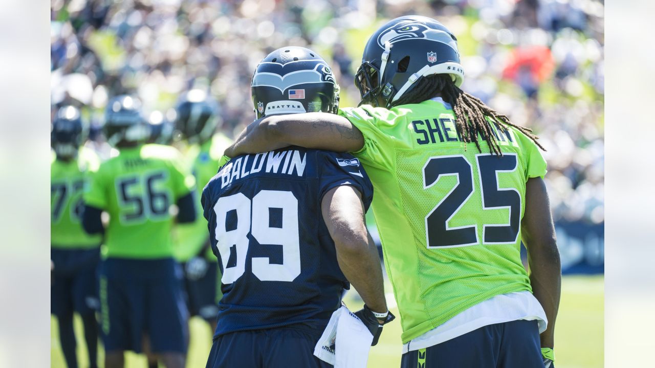 Seattle Seahawks on X: The club debuted green practice jerseys on the  first day of #SeahawksCamp: [   / X