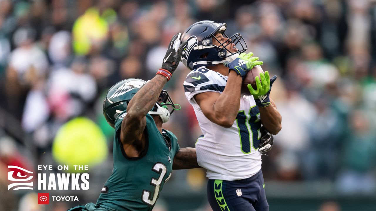 Philadelphia, Pennsylvania, USA. 24th Nov, 2019. Seattle Seahawks  linebacker Mychal Kendricks (56) does an interview on an iPhone following  the NFL game between the Seattle Seahawks and the Philadelphia Eagles at  Lincoln