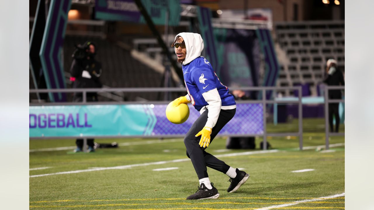 Minnesota Vikings wide receiver Justin Jefferson discusses winning dodgeball  tourney at Pro Bowl Skills Showdown