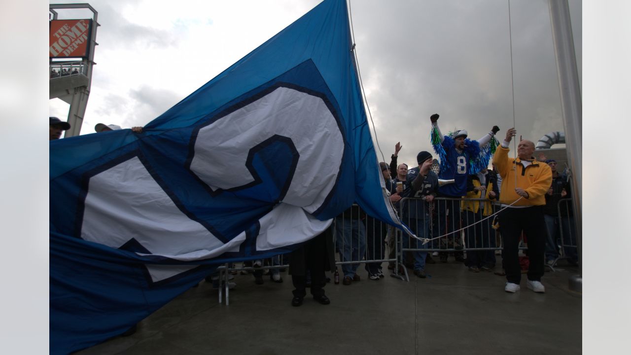 Jay Buhner Raises 12th Man Flag, by Mariners PR