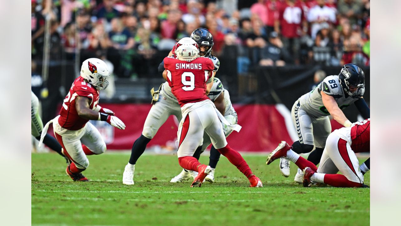 Seattle Seahawks linebacker Cullen Gillaspia (41) during an NFL football  game against the Arizona Cardinals, Sunday, Oct. 16, 2022, in Seattle, WA.  The Seahawks defeated the Cardinals 19-9. (AP Photo/Ben VanHouten Stock  Photo - Alamy