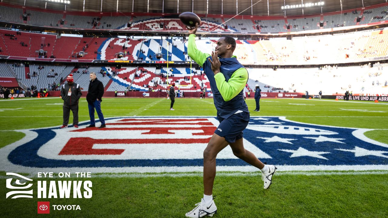 Seattle Seahawks linebacker Jon Rhattigan (59) walks on the field during  minicamp Tuesday, June 6, 2023, at the NFL football team's facilities in  Renton, Wash. (AP Photo/Lindsey Wasson Stock Photo - Alamy