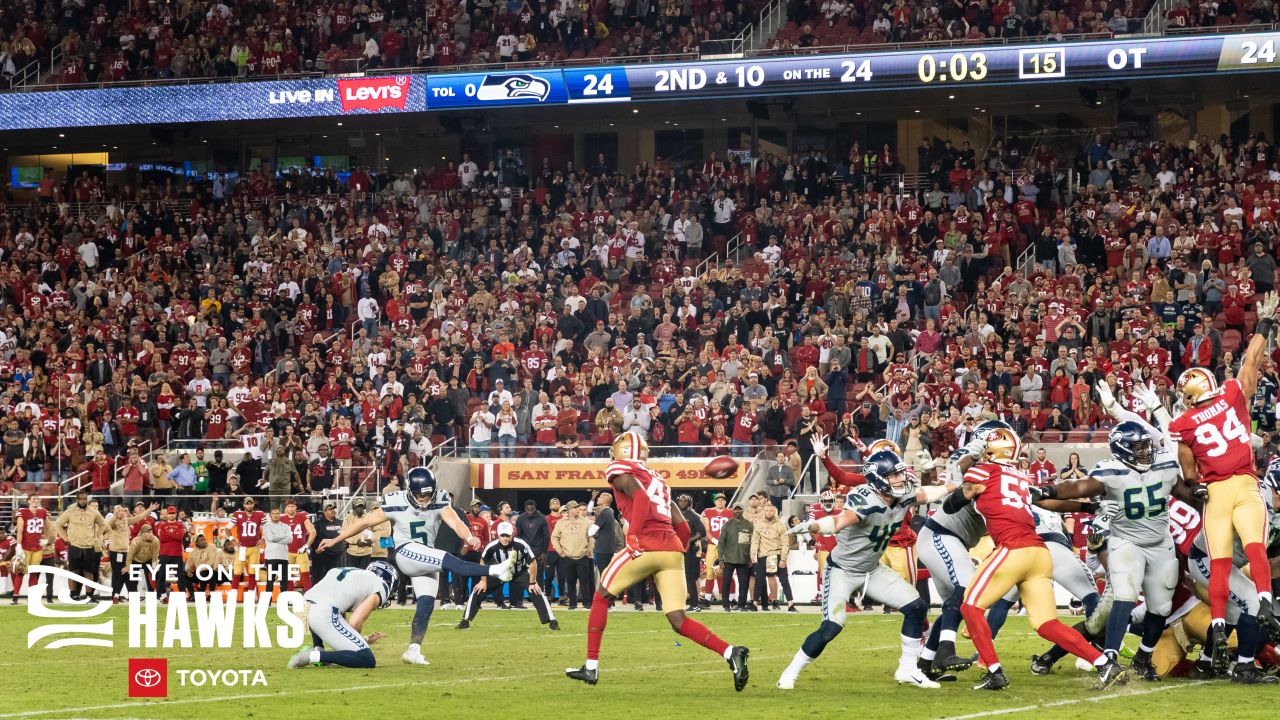 Seattle Seahawks 27-24 San Francisco 49ers (OT): Hawks' Myers