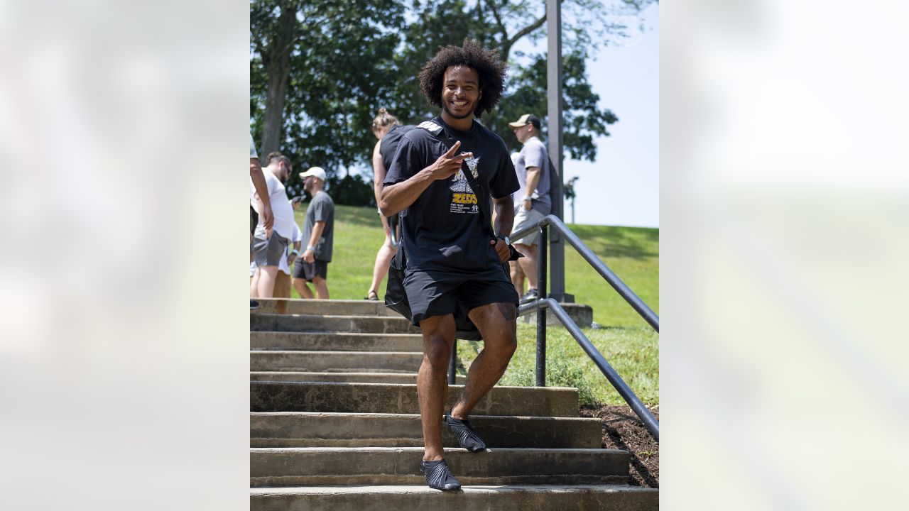 Pittsburgh Steelers running back Dri Archer (13) participates in practice  during NFL football training camp in Latrobe, Pa. on Wednesday, July 29,  2015 . (AP Photo/Keith Srakocic Stock Photo - Alamy