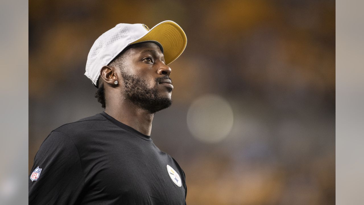 Pittsburgh Steelers defensive back Jordan Dangerfield (37) runs off the  field following the Steelers 52-21 win against the Carolina Panthers at  Heinz Field in Pittsburgh on November, 2018. Photo by Archie Carpenter/UPI