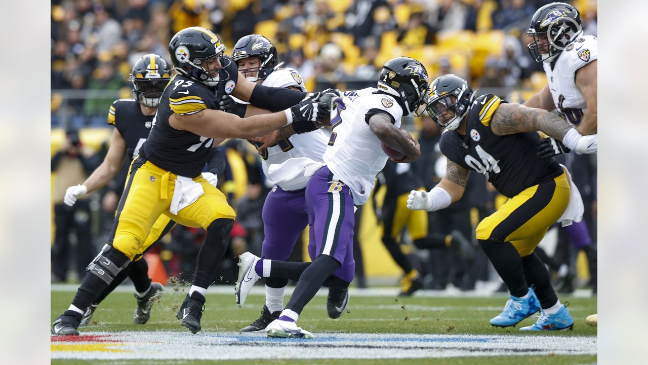 Pittsburgh Steelers defensive tackle Chris Wormley (95) stands on