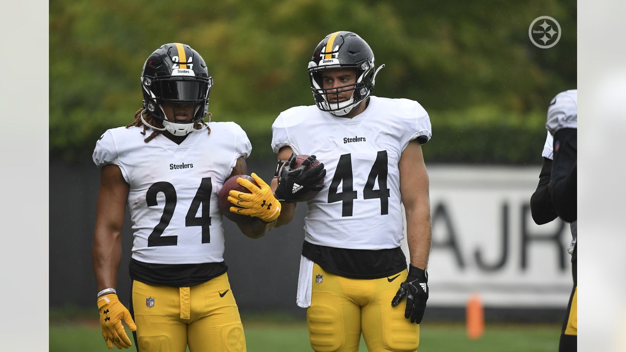 Pittsburgh Steelers linebacker Derrek Tuszka (48) plays in an NFL football  game against the Chicago Bears, Monday, Nov. 8, 2021, in Pittsburgh. (AP  Photo/Gene J. Puskar Stock Photo - Alamy