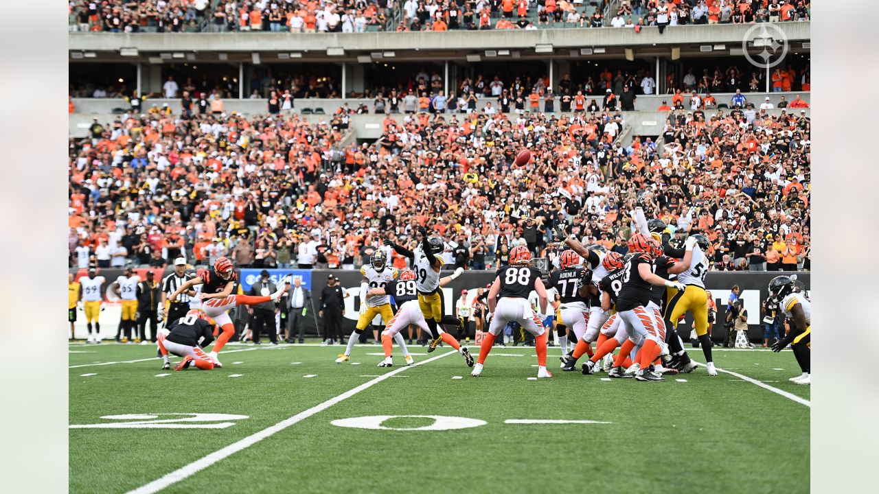 Steelers swarm Joe Burrow, earn 23-20 OT win over Bengals