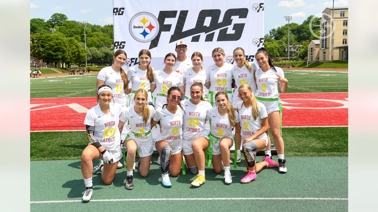 Steelers Youth Football on Instagram: Congratulations to the 2023 Girls  High School Flag Football Champions of the Black & Gold Bracket,  @clairtonsflagfb 