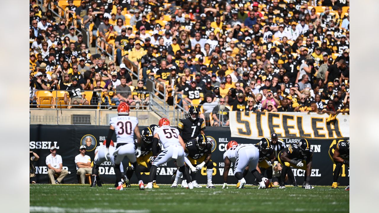 Cincinnati Bengals long snapper Clark Harris (46) warms up before an NFL  football game against the Pittsburgh Steelers, Sunday, Sept. 26, 2021, in  Pittsburgh. (AP Photo/Justin Berl Stock Photo - Alamy