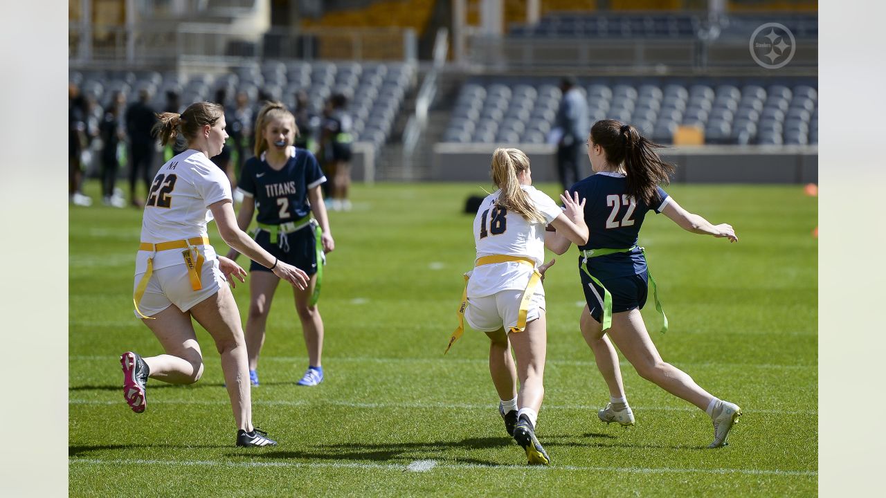 Steelers Depot 7⃣ on X: PHOTOS: 2023 Girls Flag Football - Week 5 #Steelers    / X