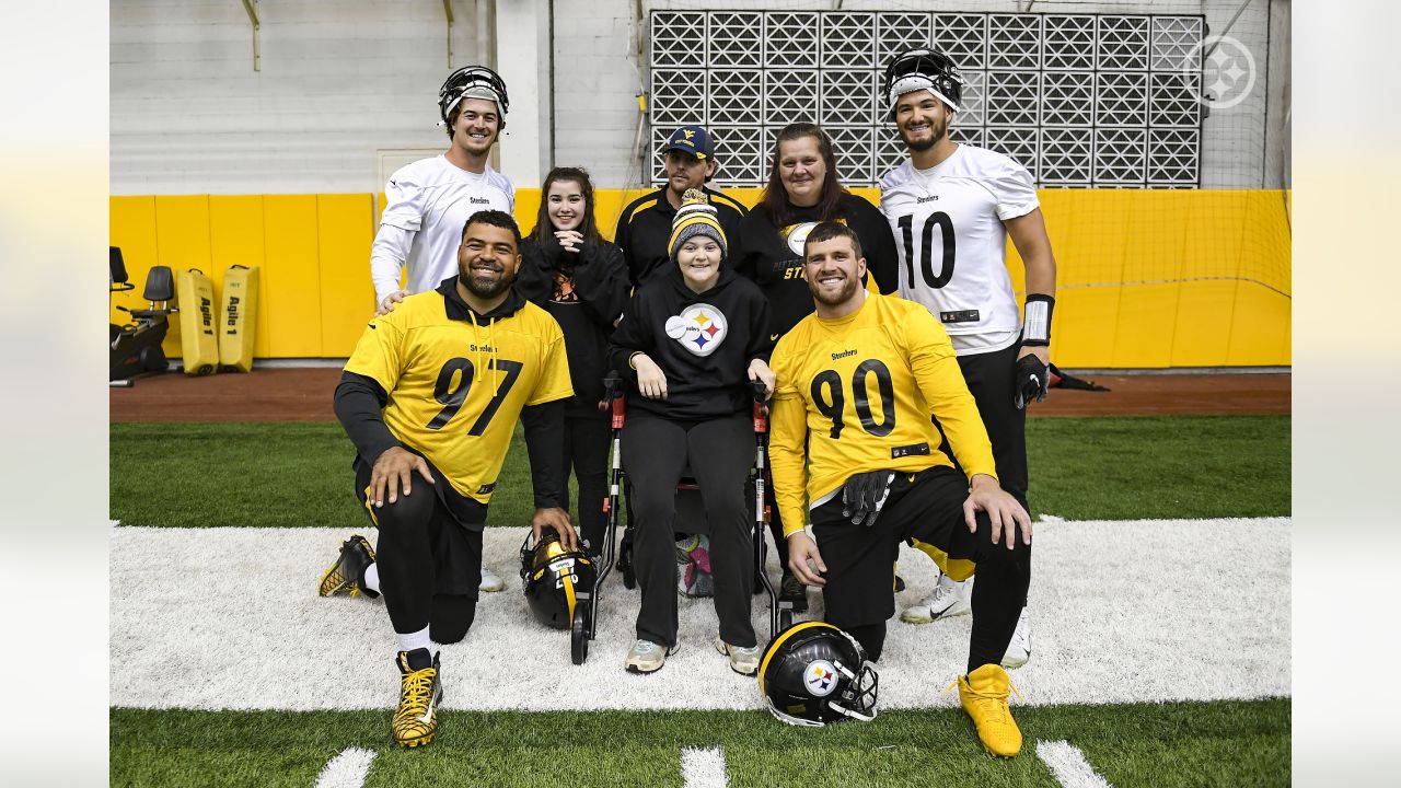 Pittsburgh Steelers fullback Derek Watt (44) and safety Miles Killebrew  (28) walk off the field after an NFL football game against the Atlanta  Falcons, Sunday, Dec. 4, 2022, in Atlanta. The Pittsburgh