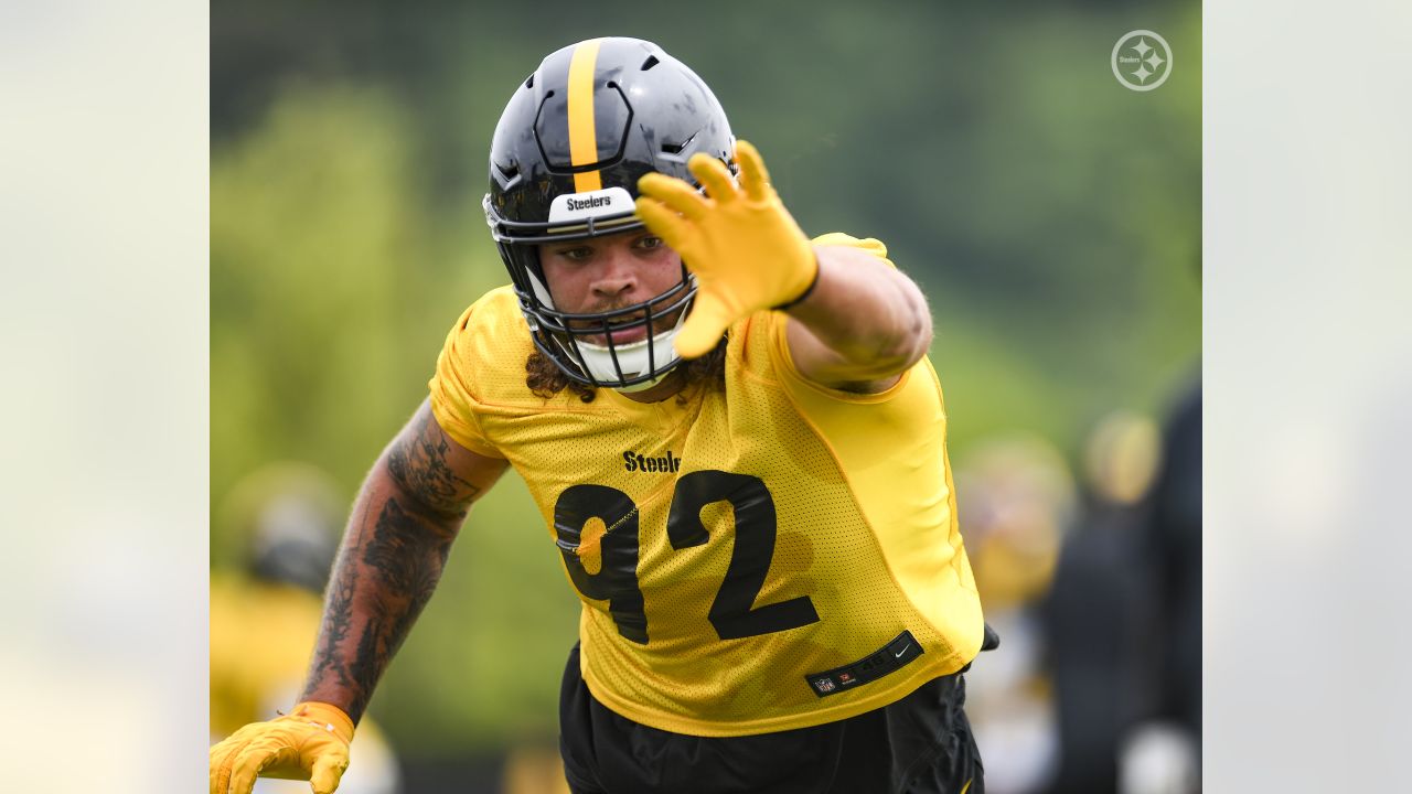 Pittsburgh Steelers defensive end Isaiahh Loudermilk (92) plays