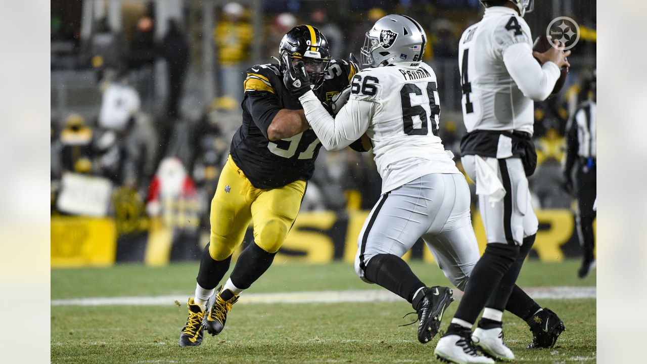 Las Vegas Raiders cornerback Casey Hayward (29) defends against Pittsburgh  Steelers wide receiver Diontae Johnson (18) during an NFL football game,  Sunday, Sept. 19, 2021, in Pittsburgh. (AP Photo/Justin Berl Stock Photo -  Alamy