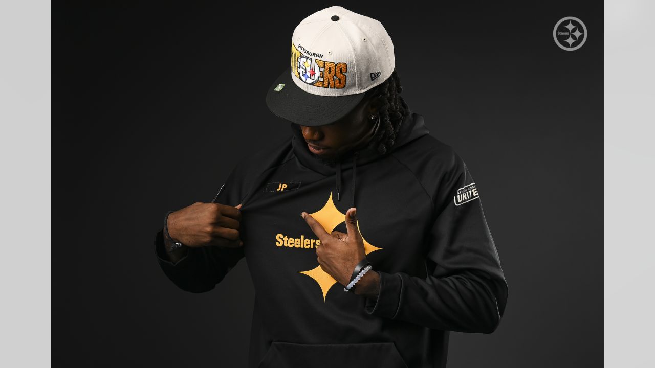 Pittsburgh Steelers Static Hood W/ Logo, Black/Gold