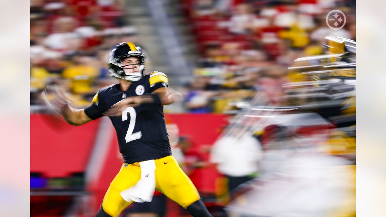 Pittsburgh Steelers linebacker Mark Robinson (93) rushes the quarterback  during an NFL preseason football game against the Tampa Bay Buccaneers,  Friday, Aug. 11, 2023, in Tampa, Fla. (AP Photo/Peter Joneleit Stock Photo  - Alamy