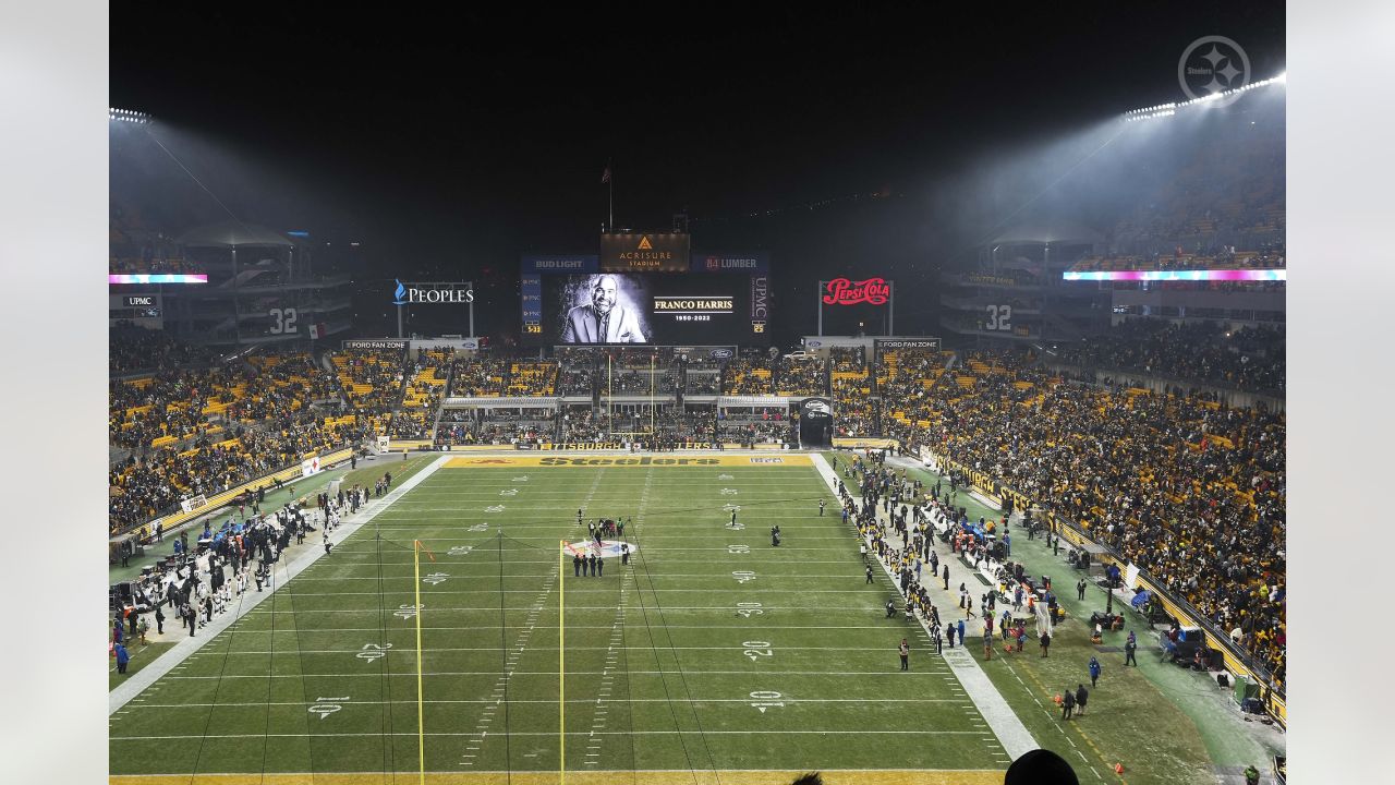 Steelers unveil gold end zones at Acrisure Stadium for Week 16 vs. Raiders