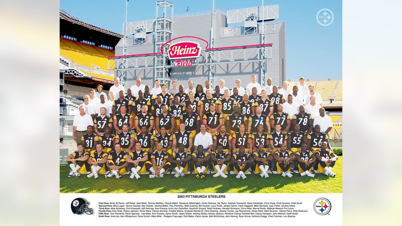 2003 PITTSBURGH STEELERS 8x10 Team Composite Photo