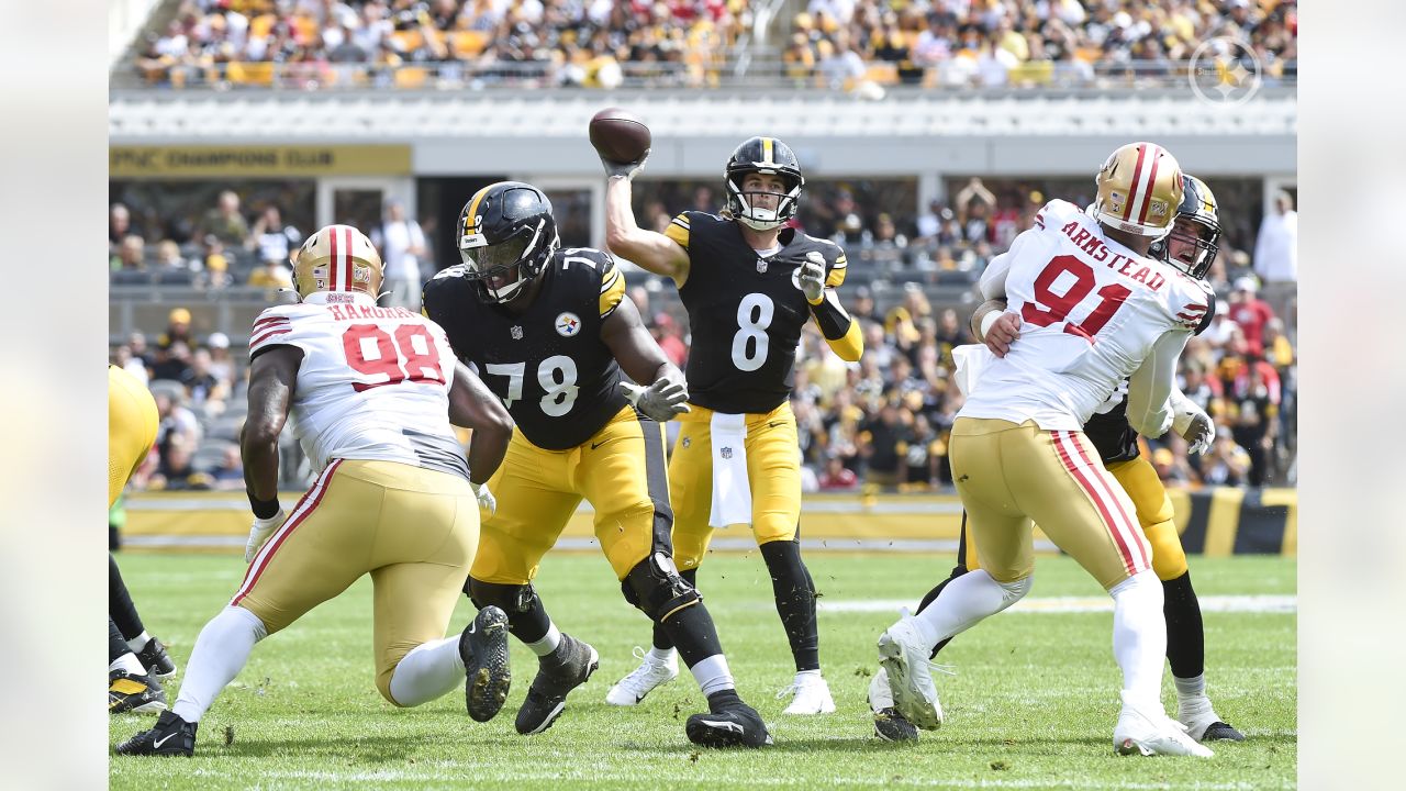 Press Pass: Fitzpatrick, Freiermuth, Harris, other Steelers on loss to  49ers