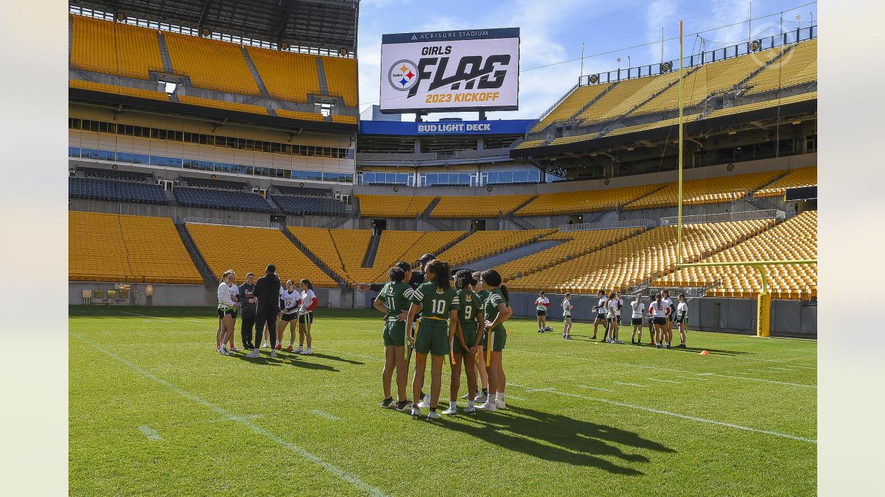 Steelers help kick off Girls Flag Football season