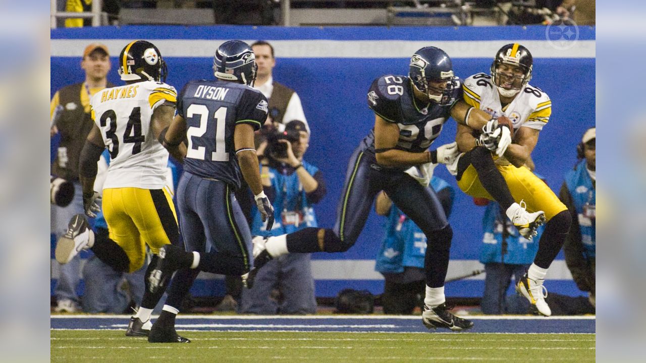 Troy Polamalu & Shaun Alexander Super Bowl 40 Steelers / Seahawks