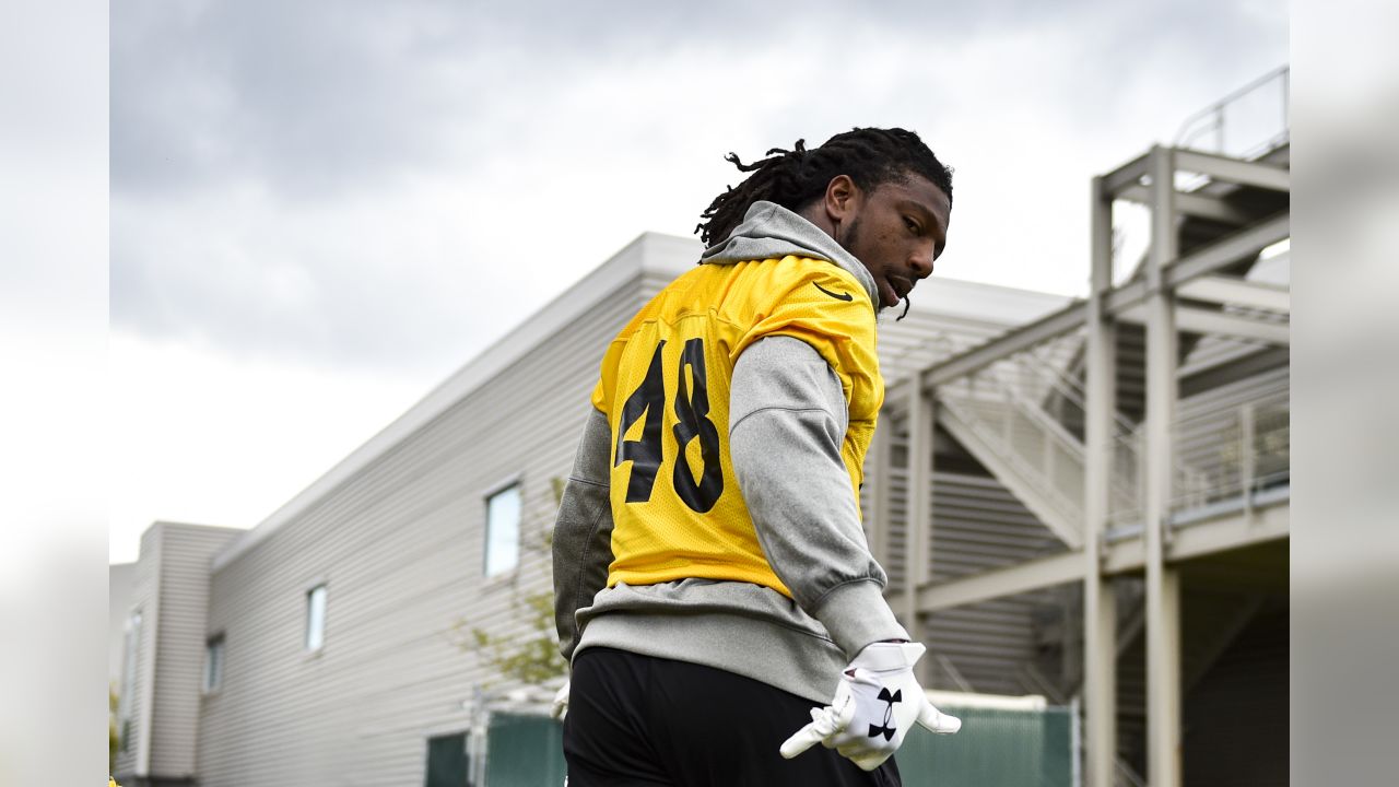 The Pittsburgh Steelers practice at the UPMC Rooney Sports Complex.