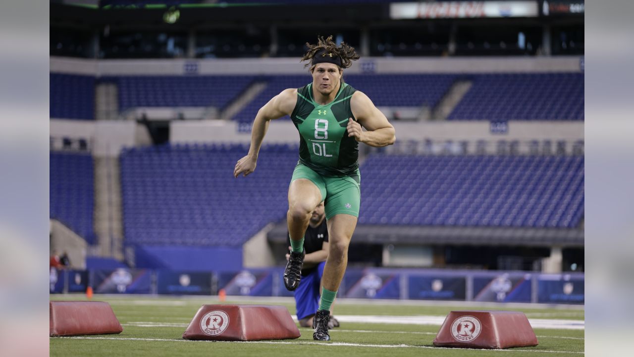 High school track & field athletes at 2016 NFL Combine