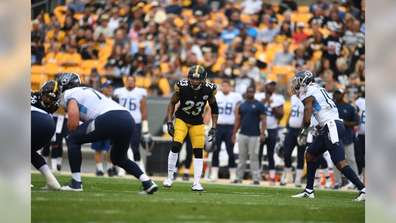 Pittsburgh, USA. 25 August 2018. Titans #7 Blaine Gabbert during the  Pittsburgh Steelers vs Tennessee Titans