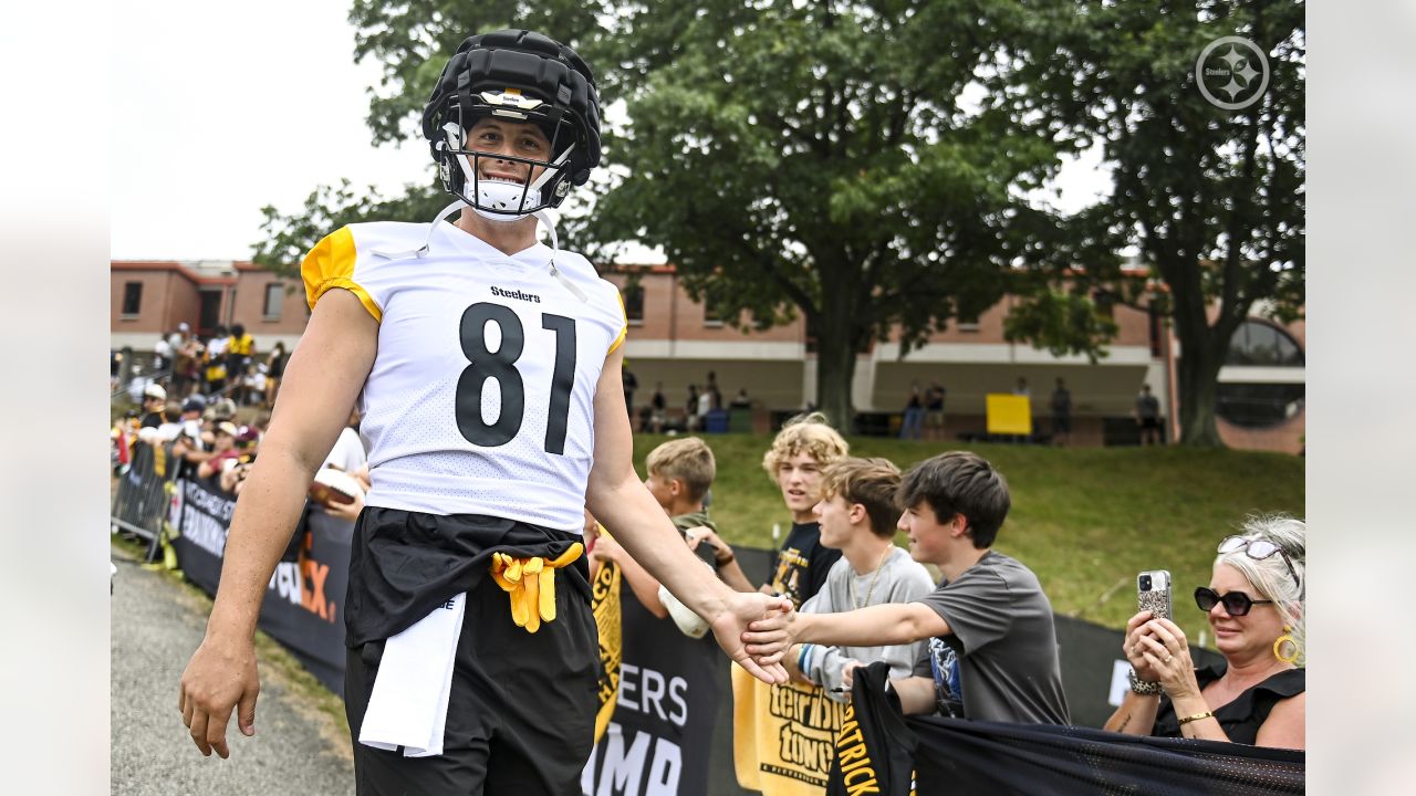 Latrobe, PA, USA. 28th July, 2022. July 28th, 2022: Buddy Johnson #45  during the Pittsburgh Steelers Training Camp in Latrobe, PA. Mike J.  Allen/BMR (Credit Image: © Mike J. Allen/BMR via ZUMA