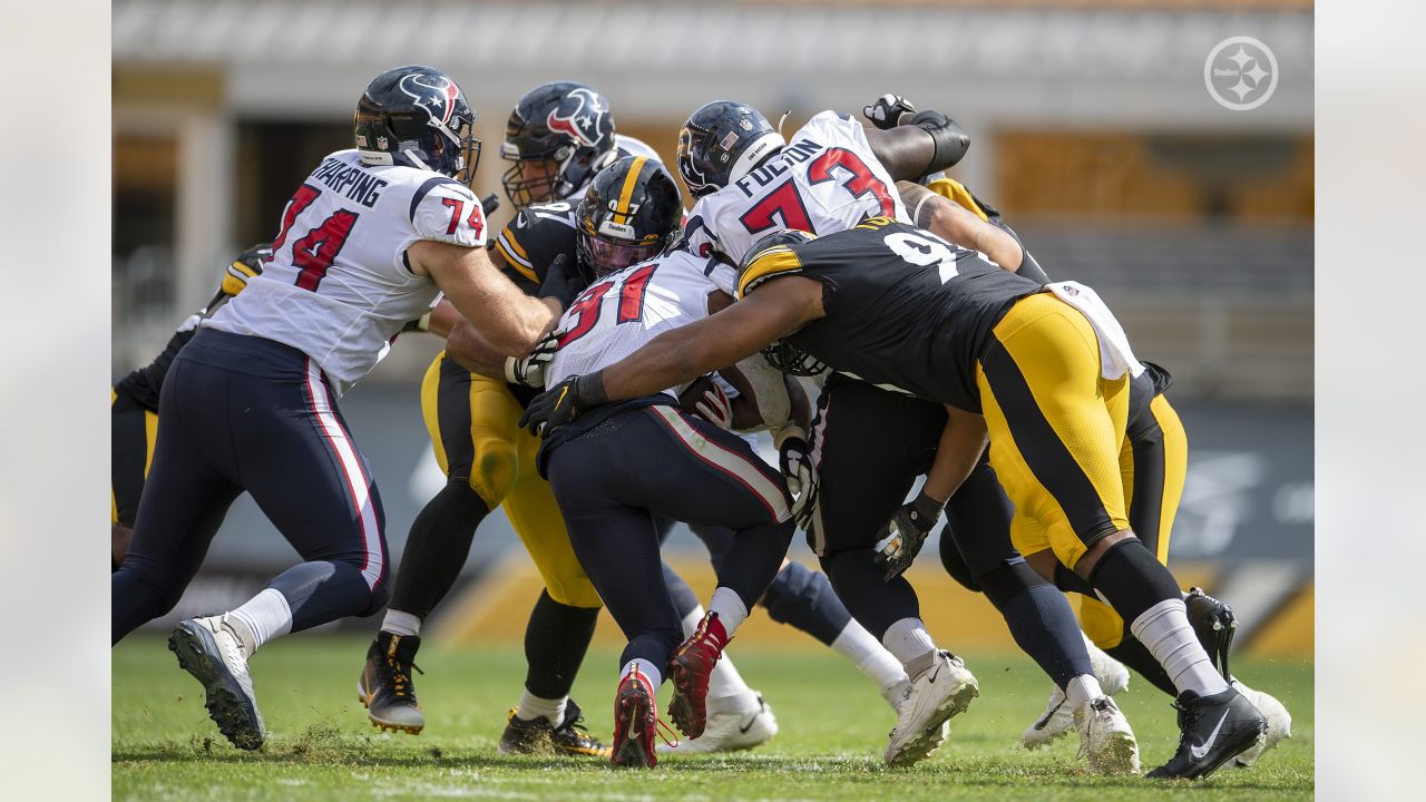 September 27th, 2020: T.J. Watt #90 during the Pittsburgh Steelers vs  Houston Texans game at Heinz Field in Pittsburgh, PA. Jason Pohuski/CSM  Stock Photo - Alamy