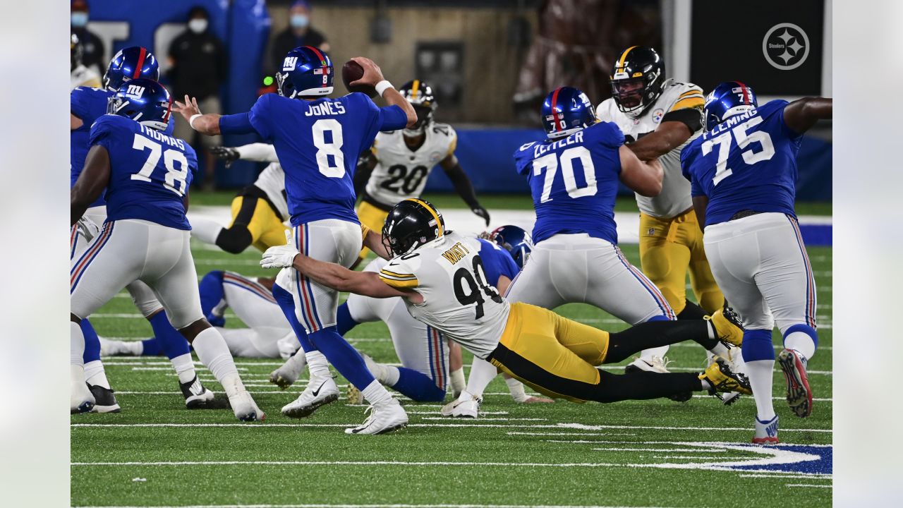 NY Giants lose season opener, 26-16, to Pittsburgh Steelers in empty  MetLife Stadium 