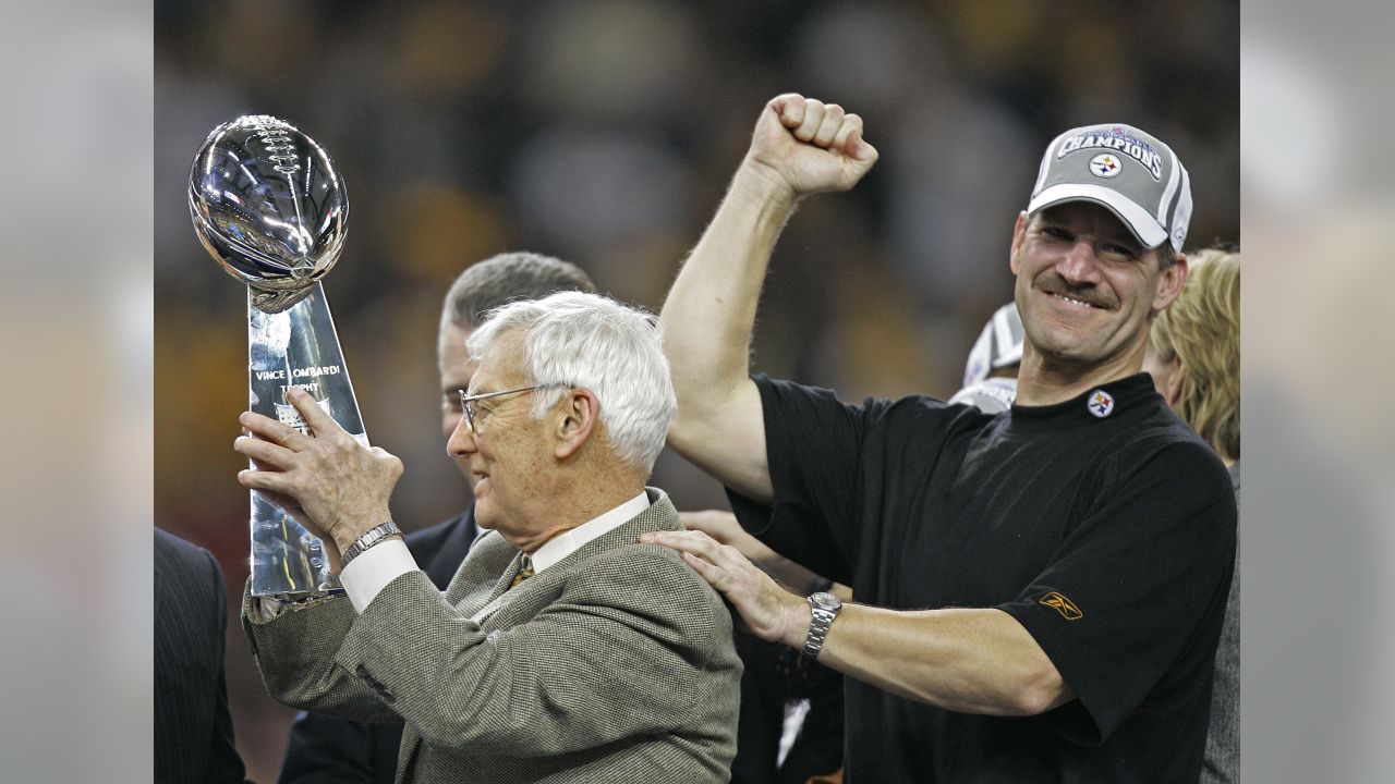 2005 Pittsburgh Steelers: Bill Cowher Hands Dan Rooney the Lombardi