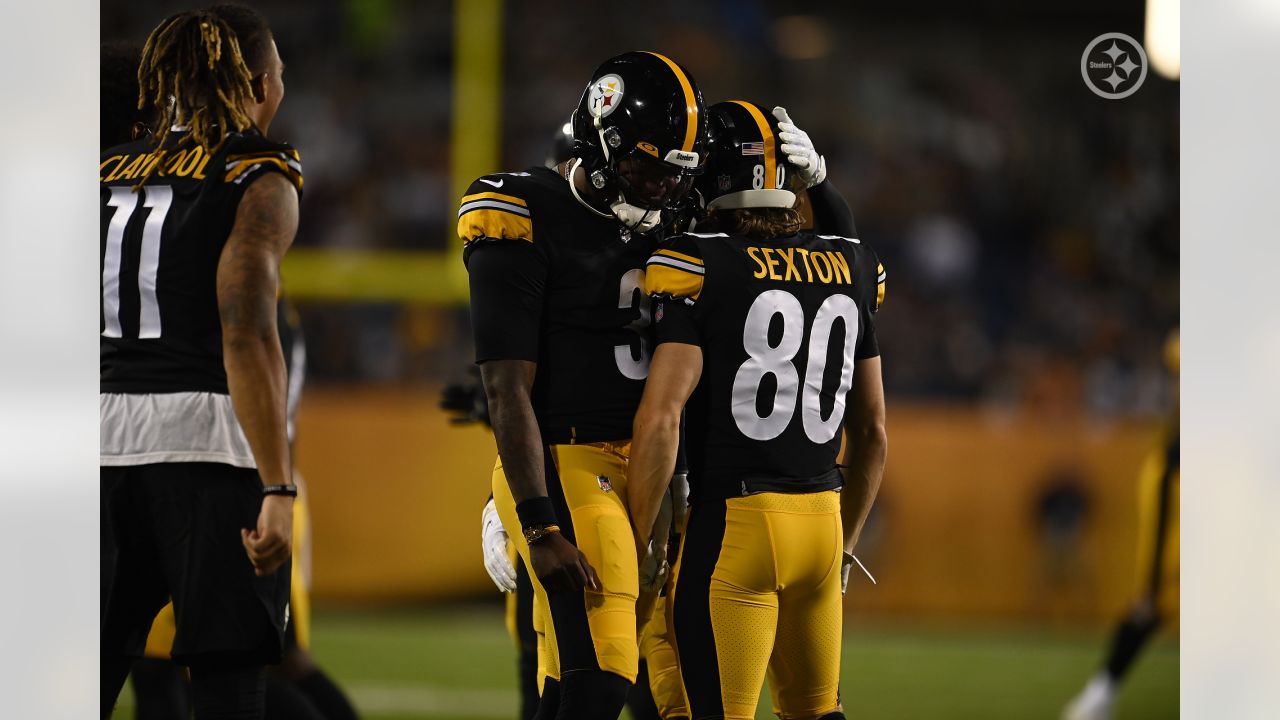 Pittsburgh Steelers wide receiver Mathew Sexton (80) stands at the