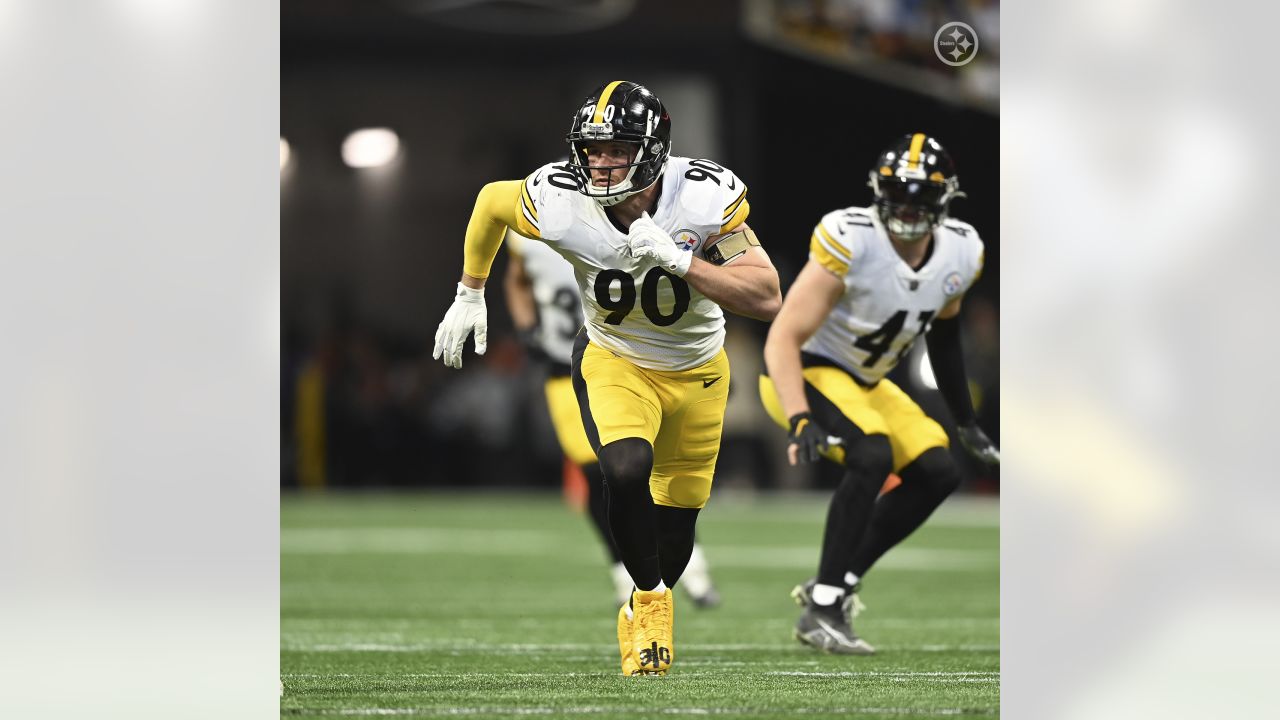 Atlanta Falcons tight end John FitzPatrick (87) works during the second  half of an NFL preseason football game against the Pittsburgh Steelers,  Thursday, Aug. 24, 2023, in Atlanta. The Pittsburgh Steelers won