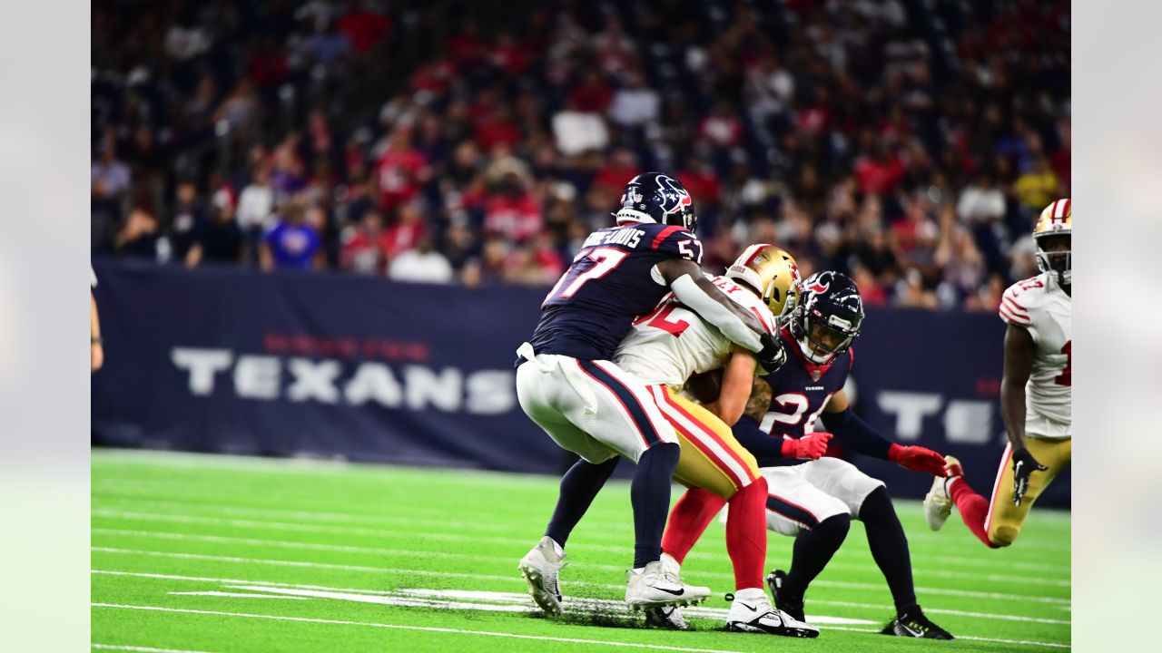 The Houston Texans are taking on the San Francisco 49ers in Game 3