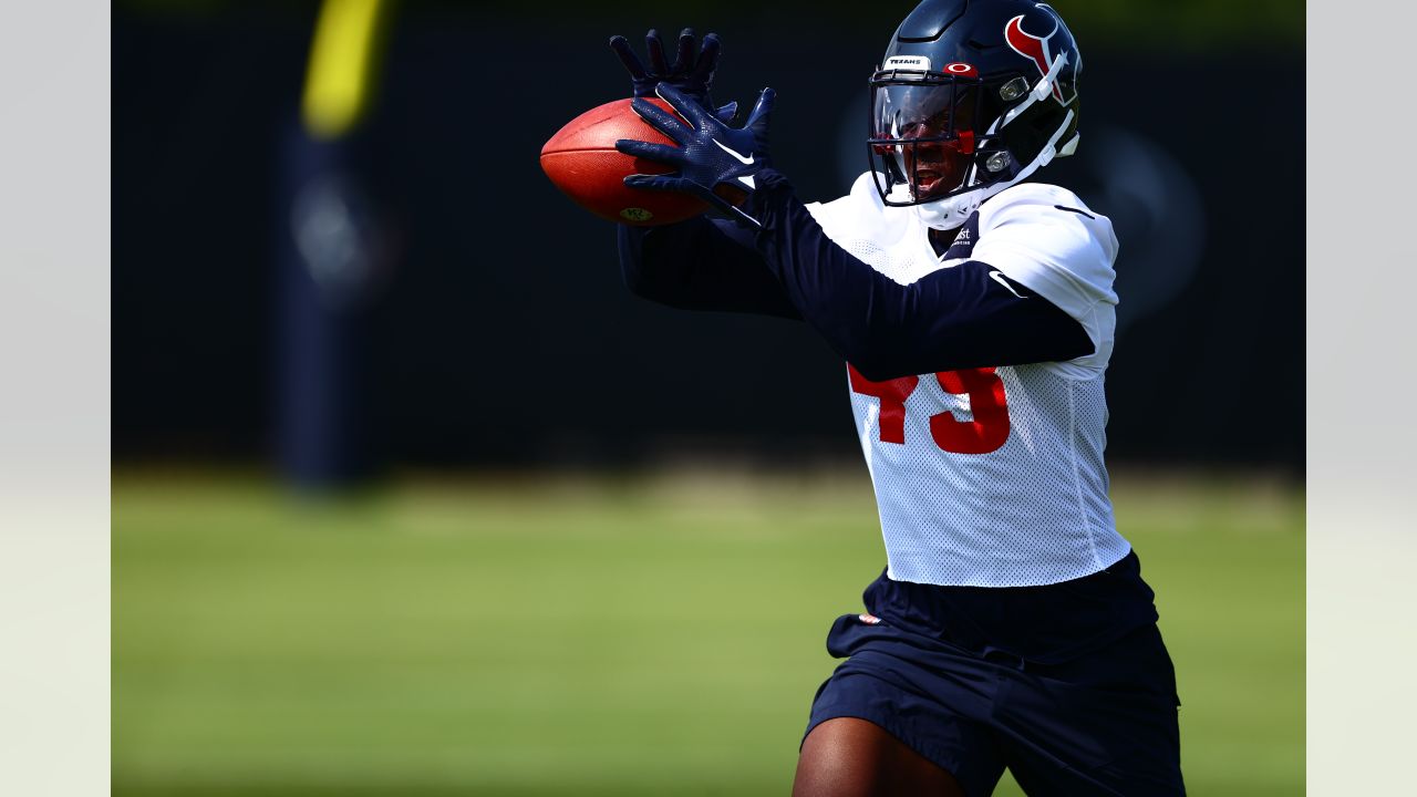 Houston Texans cornerback Ka'dar Hollman makes a catch during day 1 News  Photo - Getty Images