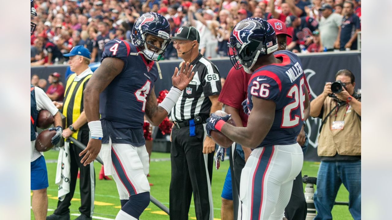 Texans' Andre Hal rebounds from miscue with interception