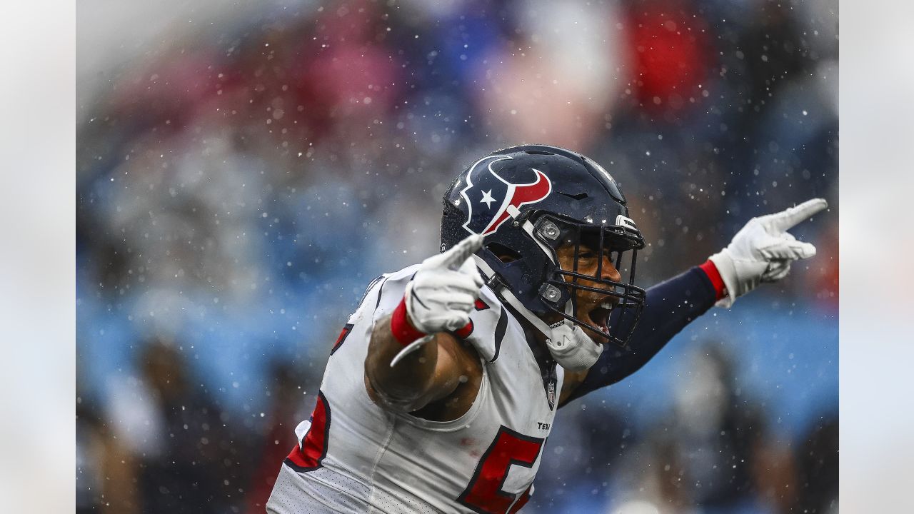 Arizona Cardinals defensive end J.J. Watt (99) in his three point stance  against the Tennessee Titans during the second half of an NFL football  game, Sunday, Sep. 12, 2021, in Nashville, Tenn. (