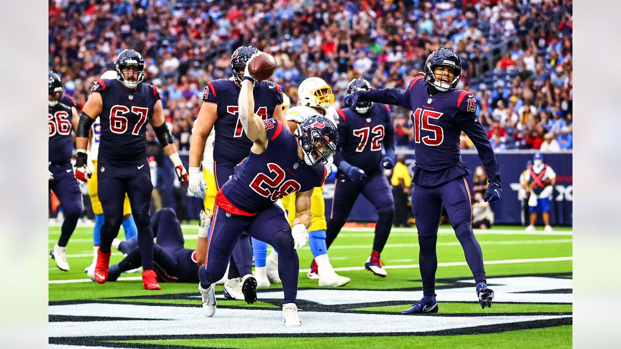 Houston Texans defensive back Tavierre Thomas (2) looks to defend during an  NFL football game against the Cleveland Browns on Sunday, December 4, 2022,  in Houston. (AP Photo/Matt Patterson Stock Photo - Alamy