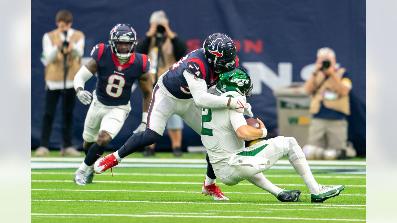 September 12, 2021: Houston Texans defensive tackle Roy Lopez (91) during  the 4th quarter of an NFL football game between the Jacksonville Jaguars  and the Houston Texans at NRG Stadium in Houston