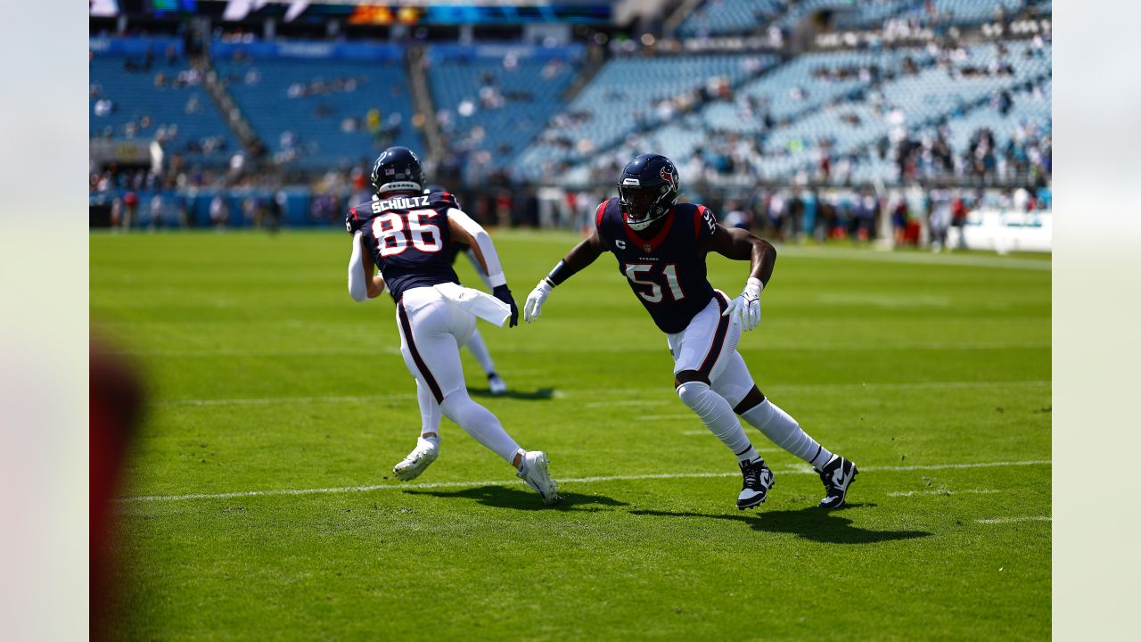 The Houston Texans' first-ever 17-game slate kicks off against the  Jacksonville Jaguars on September 12.