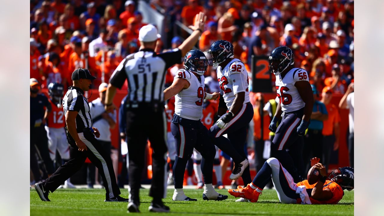 The Houston Texans held onto a 9-6 lead, but Denver Broncos and Russell  Wilson pulled away in the fourth quarter.