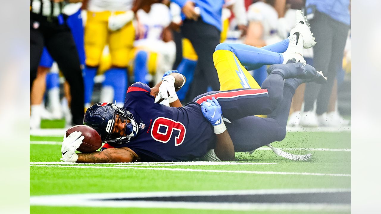 Can't-Miss Play: Houston Texans cornerback Tavierre Thomas' pick-six  touchdown vs. Los Angeles Chargers quarterback Justin Herbert ices Texans'  upset of Bolts