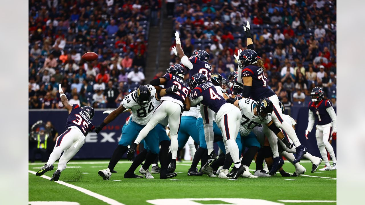 The Houston Texans' first-ever 17-game slate kicks off against the  Jacksonville Jaguars on September 12.